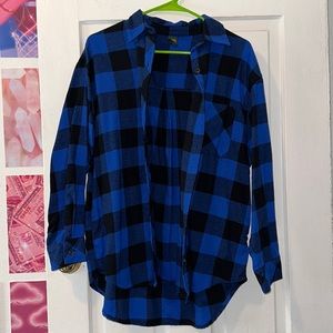Blue flannel